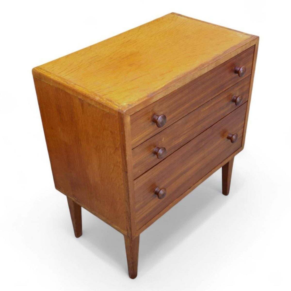 Vintage Design Ladekastje, Massief Hout H63b59d34cm image 9