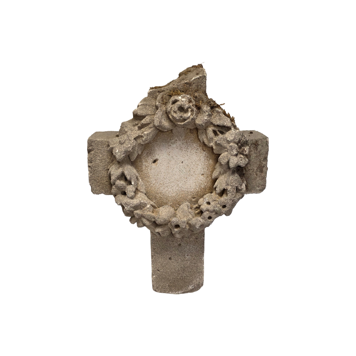 Oude Frans Zandstenen Graf Ornament, 1e Helft 20e Eeuw image 2