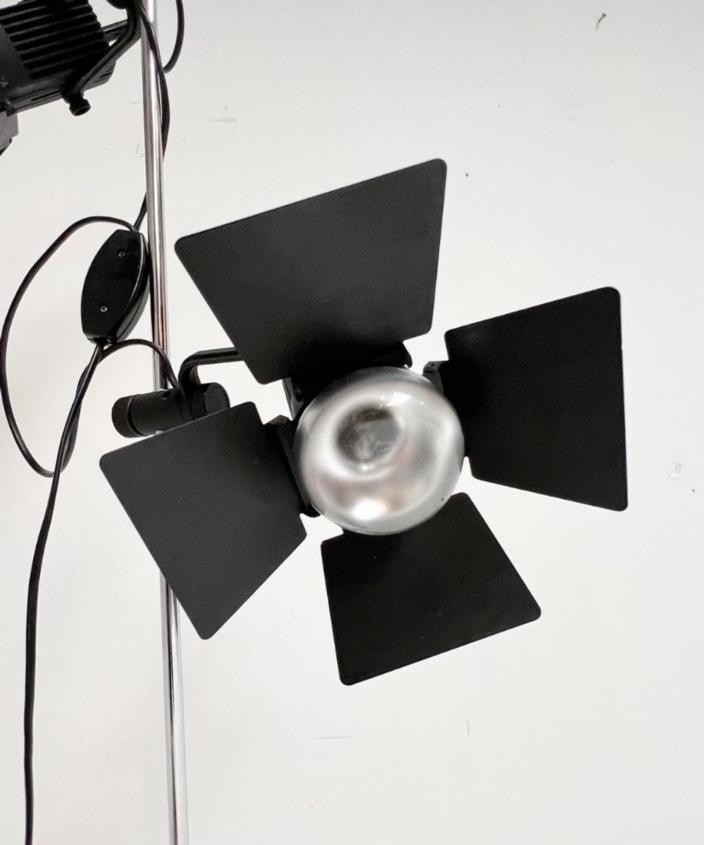Zwartkleurige Vintage Vloerlamp, 1970’s image 5
