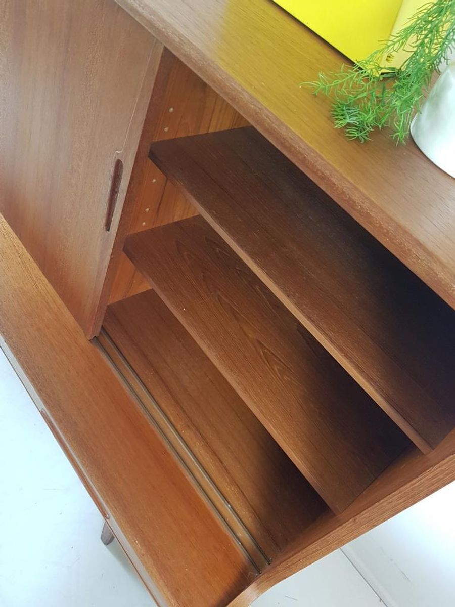 Vintage Deens Highboard | Drankenkast Buffetkast Teak Danish image 9