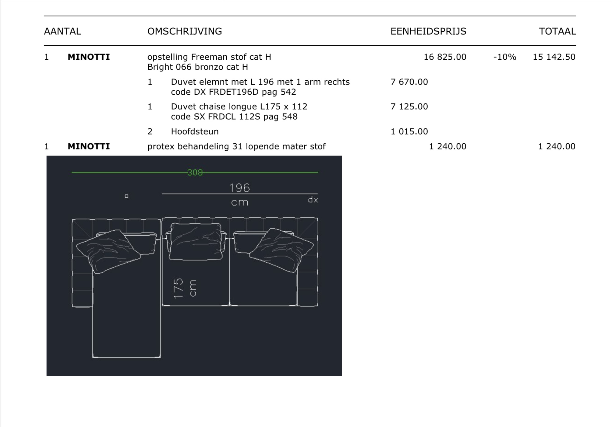Voor De Snelle Beslissers ! Minotti Freeman Sofa Stof Cat H Bright 066 Bronze– Topstaat – Aankoopprijs €16.382 (mei 2024) image 10