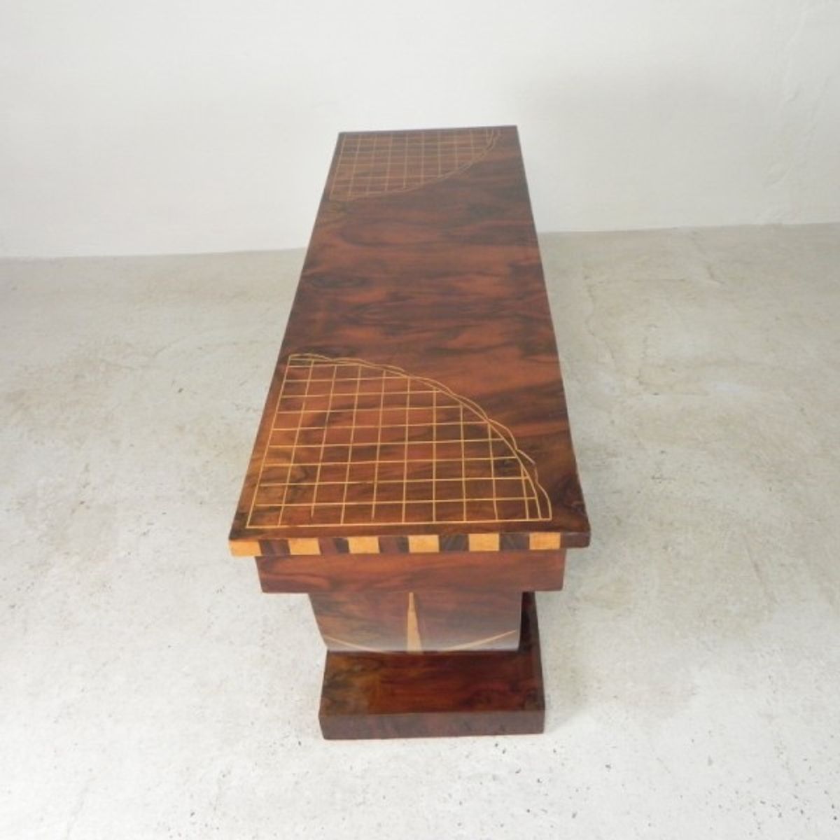 Art Deco Stijl Consoletafel Met Verschillende Soorten Ingelegd Hout image 10