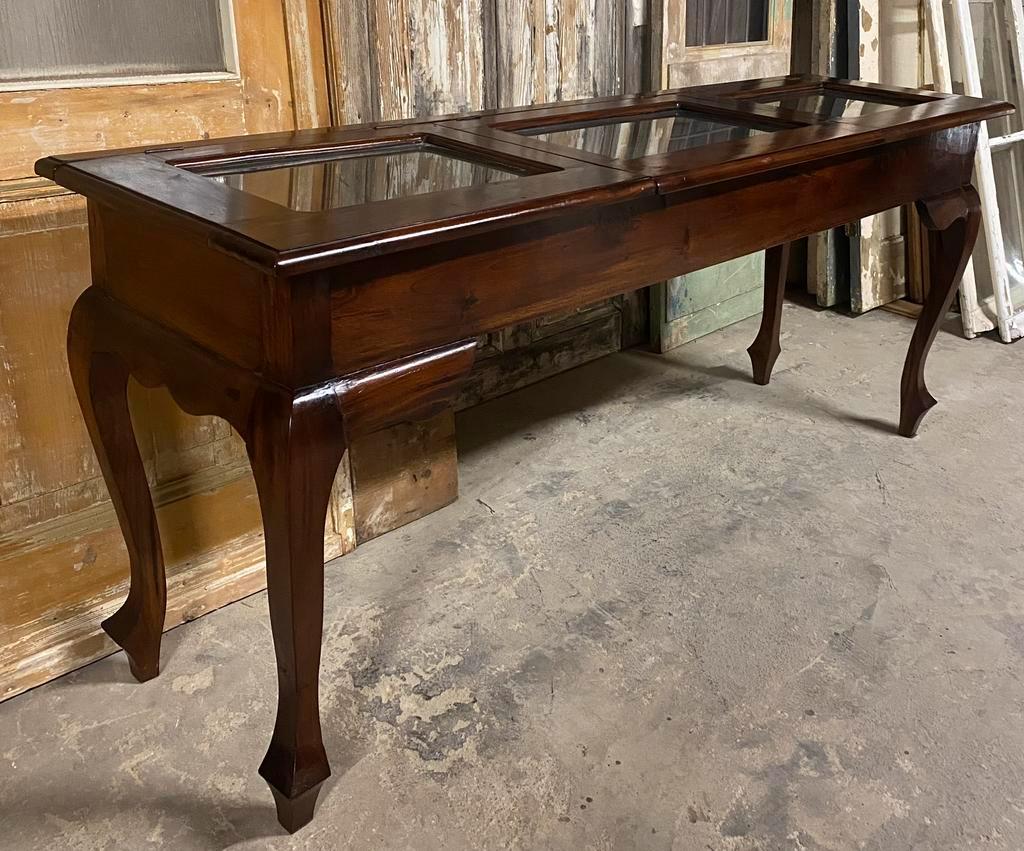 Exclusieve Oude Toonbank, Vitrine-tafel, Sidetable. image 4