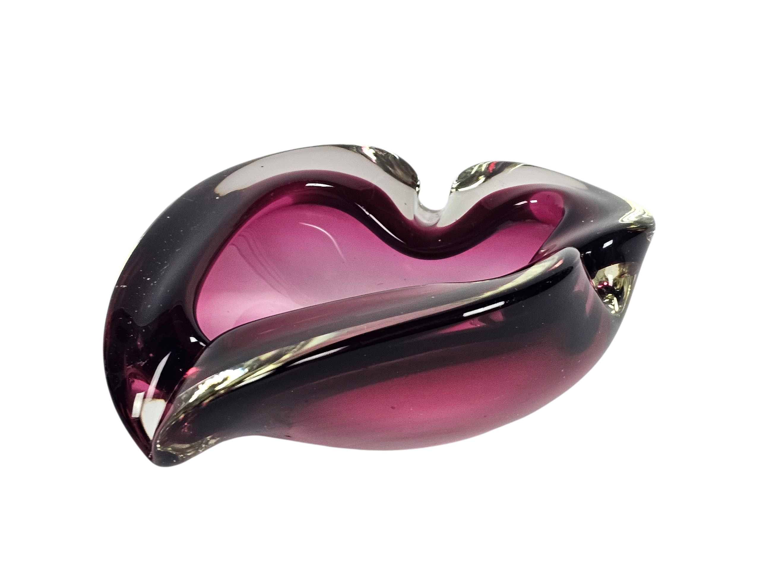 Murano - Sommerso - Flavio Poli - Sommerso - Transparant - Roze - Paars - 70's image 6
