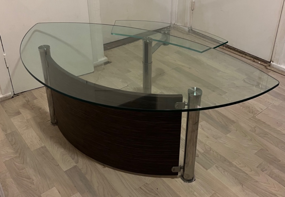 Glazen Salontafel Vintage Design image 6