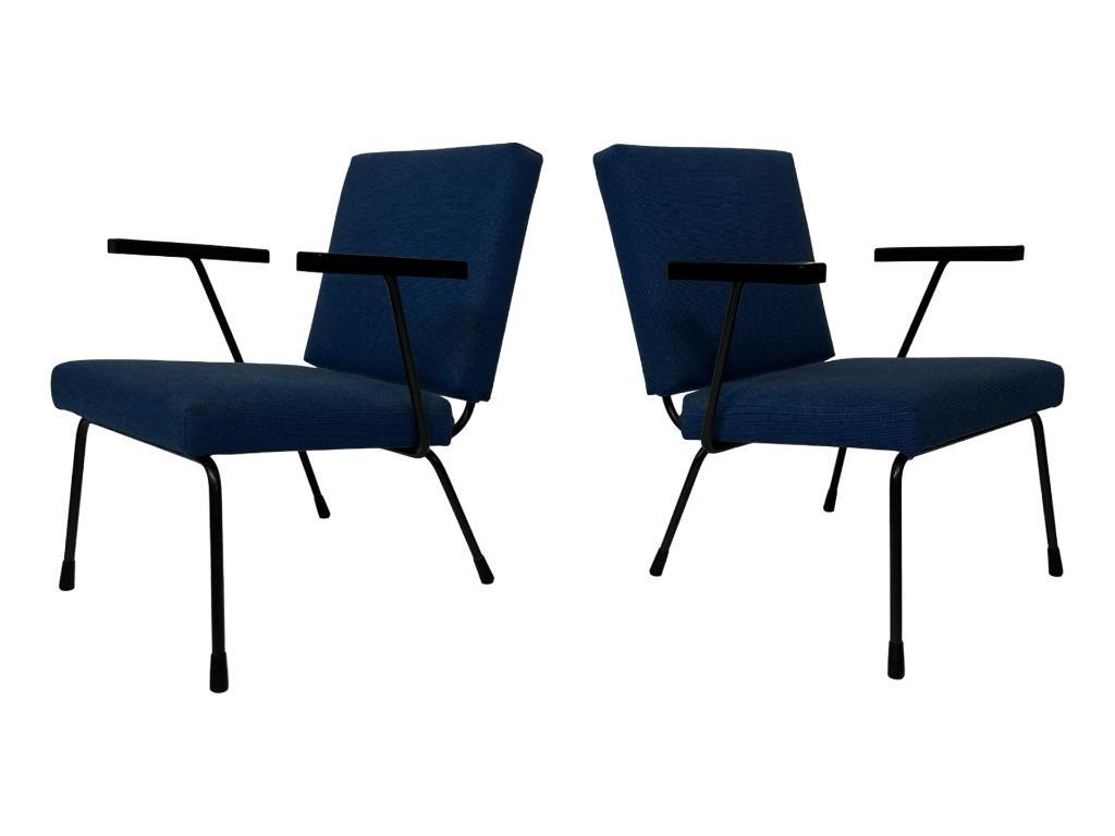 Vintage Set Van Twee Gispen 1401 Fauteuils W Rietveld Design image 2