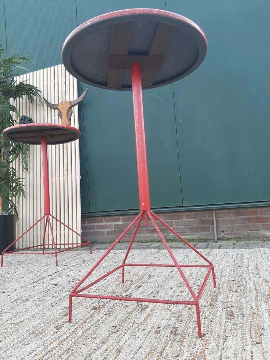 Vintage Sta Tafel 50 Km Verkeersbord Ø 60 Cm Tuinfeest Party image 9