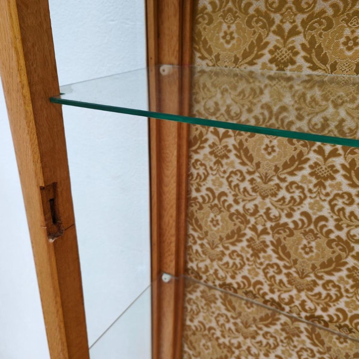 Antieke Vintage Houten Vitrinekast Wandkast Servieskast Kast image 4