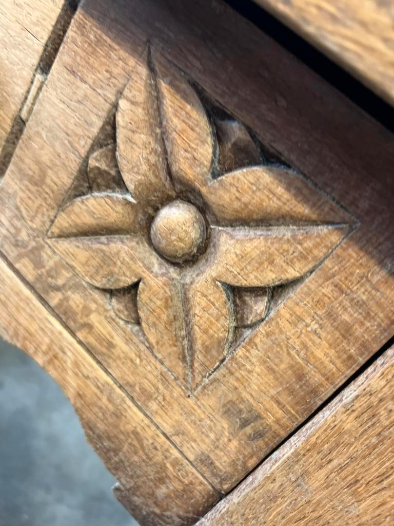 Vintage Houten Bobbin Console Tafel / Sidetable image 7