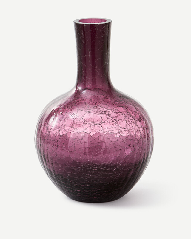 Polspotten | Gecraqueleerde Glazen Bolvaas S image 6