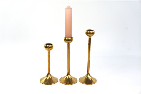 3 Vintage Kandelaars – Bol image 2