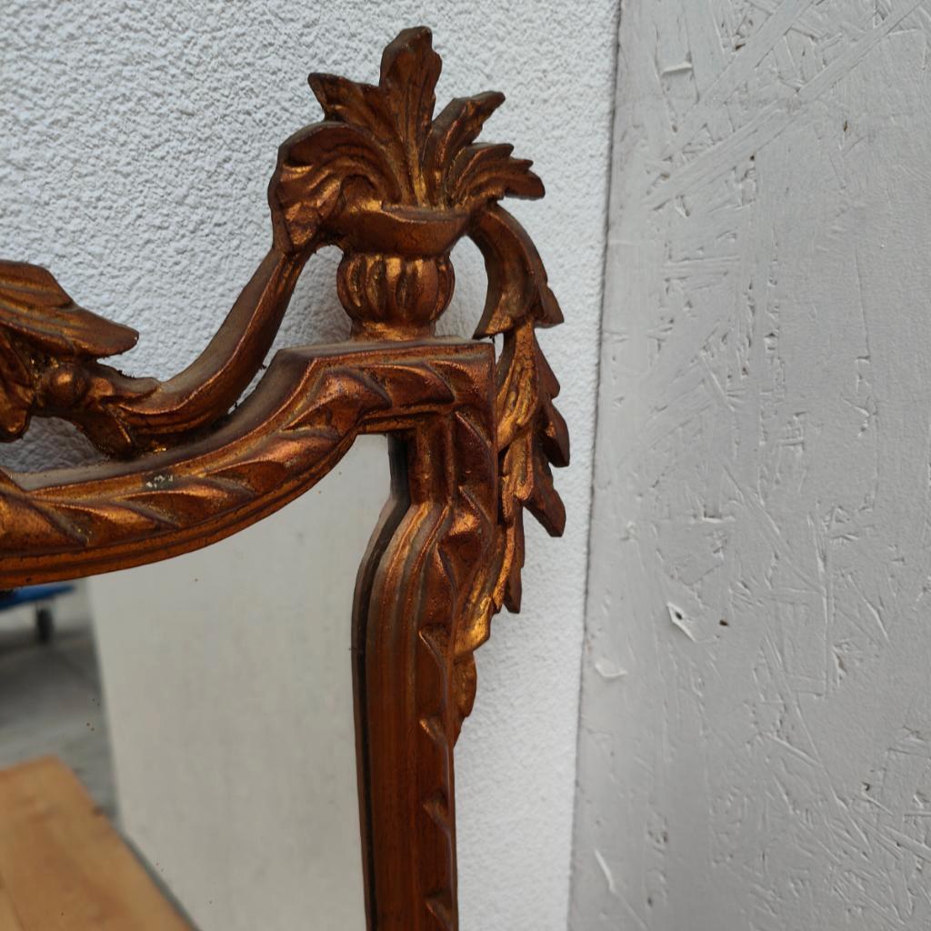 Vintage Goudkleurige Regency Rococo Barok Spiegel Schouwspiegel 704 image 11