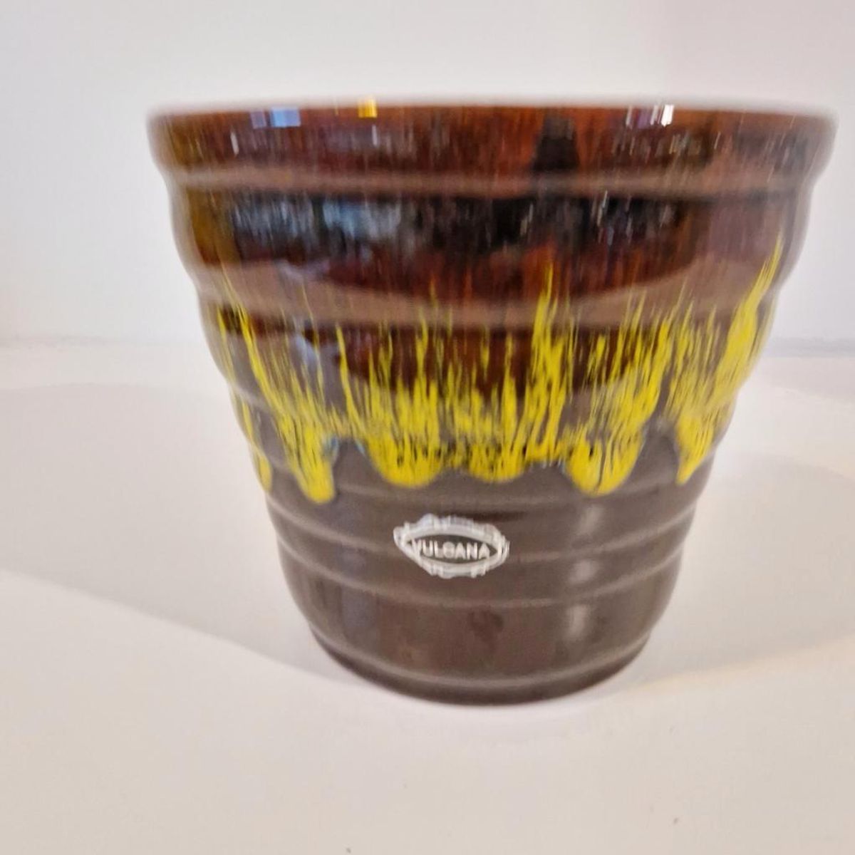 Vintage Bloempot Lava Pot Vulcana Kamerplant Pot image 5