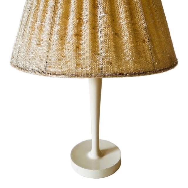 Vintage Retro Deens Design Tafellamp Hout 1960’s image 7