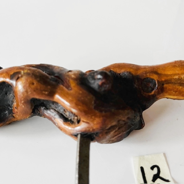 Antieke Franse Laurent Siret Kurkentrekker 12 Wortelhout Wijnstok 1920’s image 4
