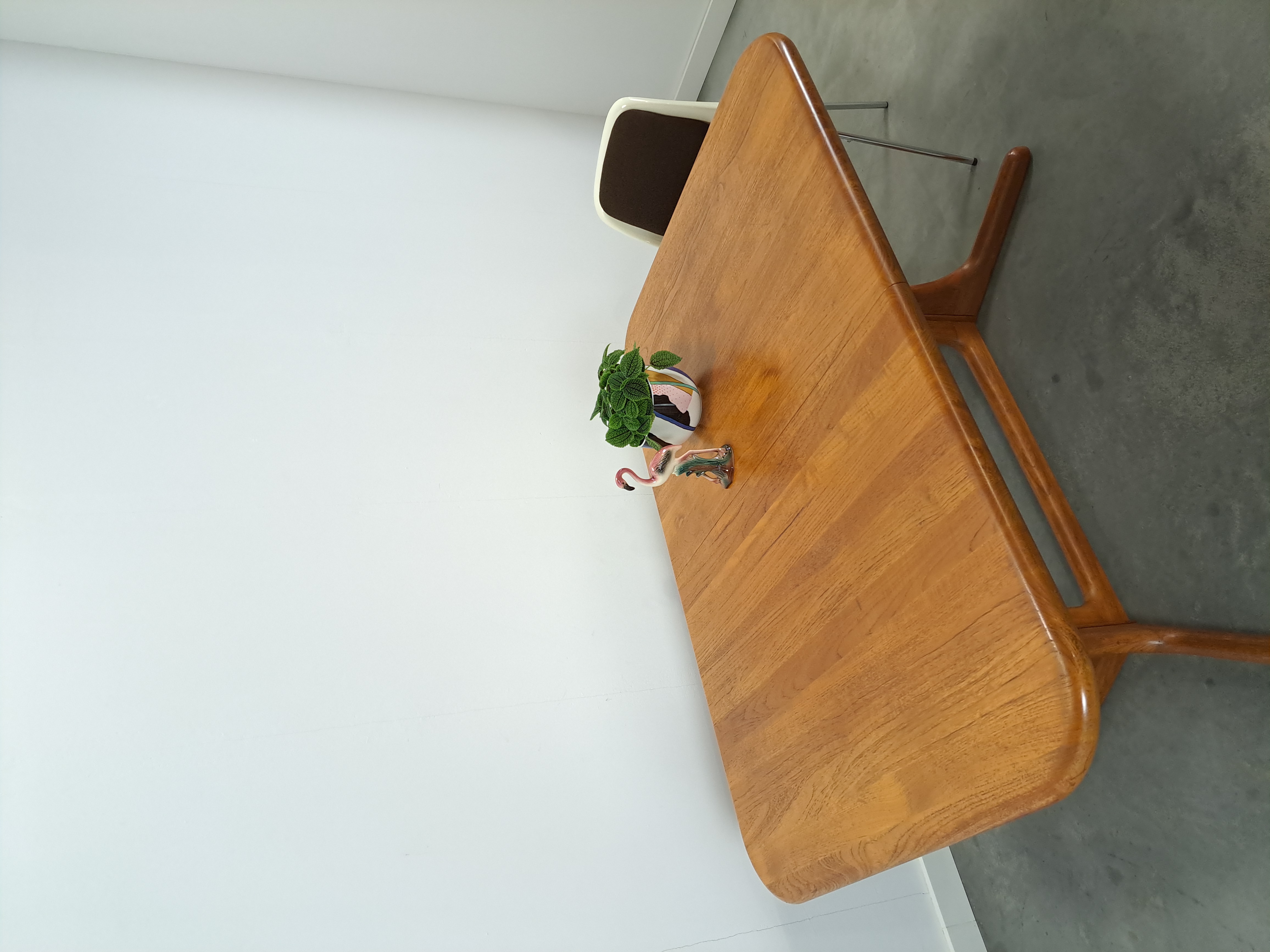 Xl Deense Uitschuifbare Teak Eettafel image 6