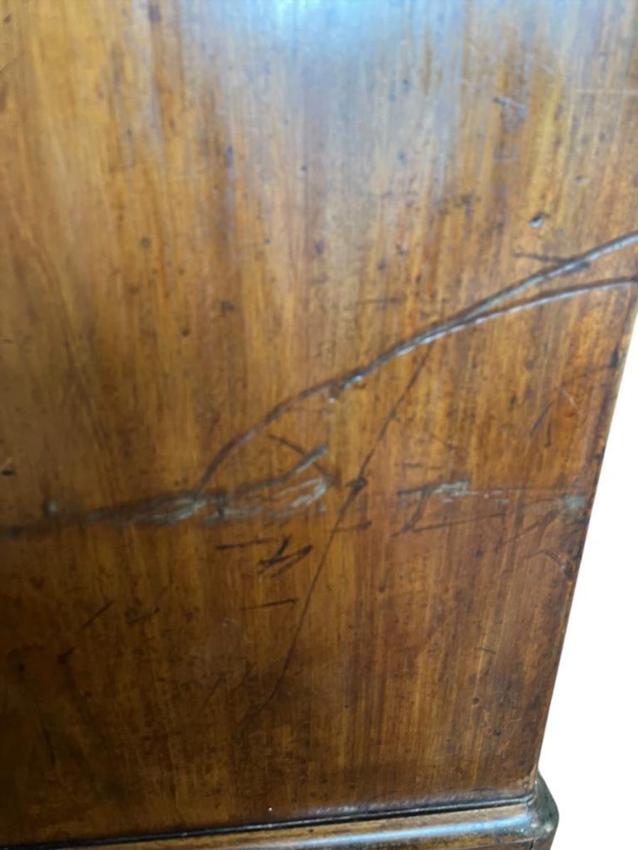Vintage Houten Ladekast / Commode Met 'gouden' Handgrepen image 10