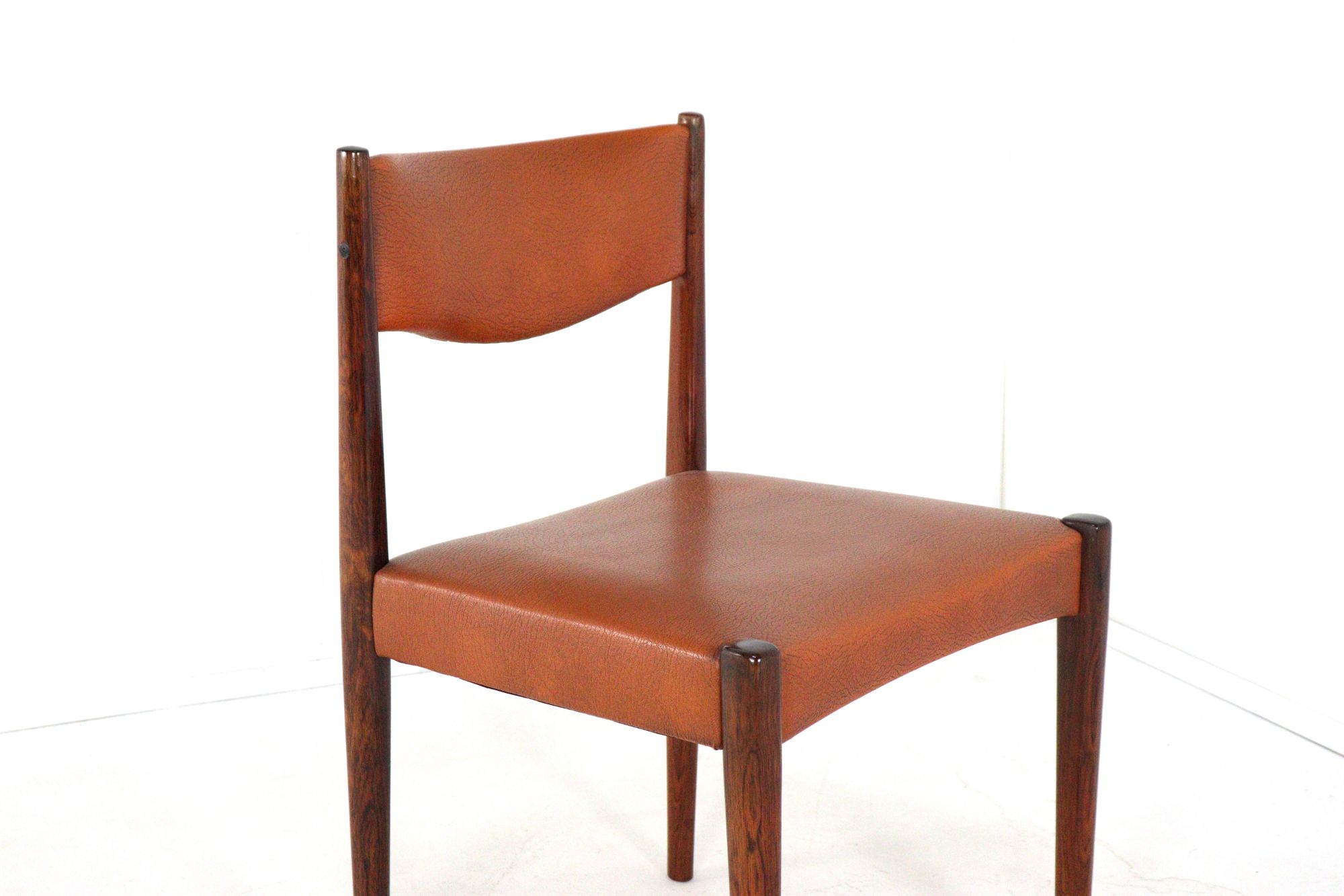 Set 6 Palissander Eetkamerstoelen Stoelen Vintage 'cellemuiden' image 4