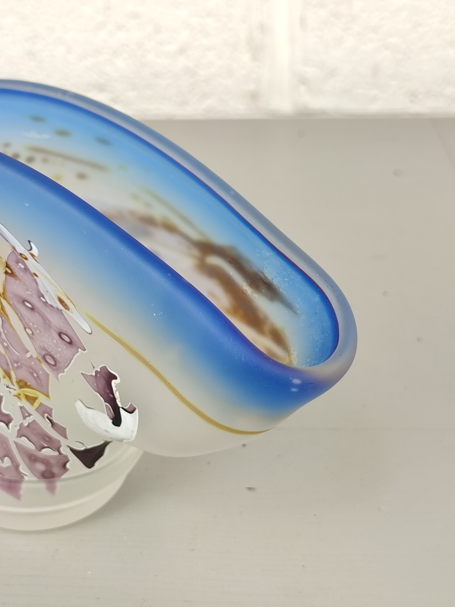 Kunstglas Vaas Louis Leloup image 8