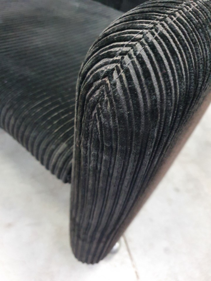 Vintage Eugenio Gerli Tecno "142" Fauteuils, Jaren 60, Italië Mobiel Corduroy image 3