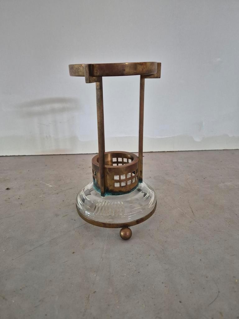 Art Deco Olie Lamp Kandelaar image 5