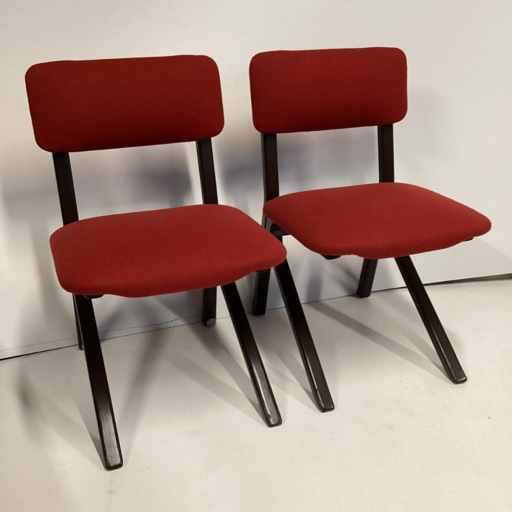 Vintage Stoelen, Set Van 4! image 6