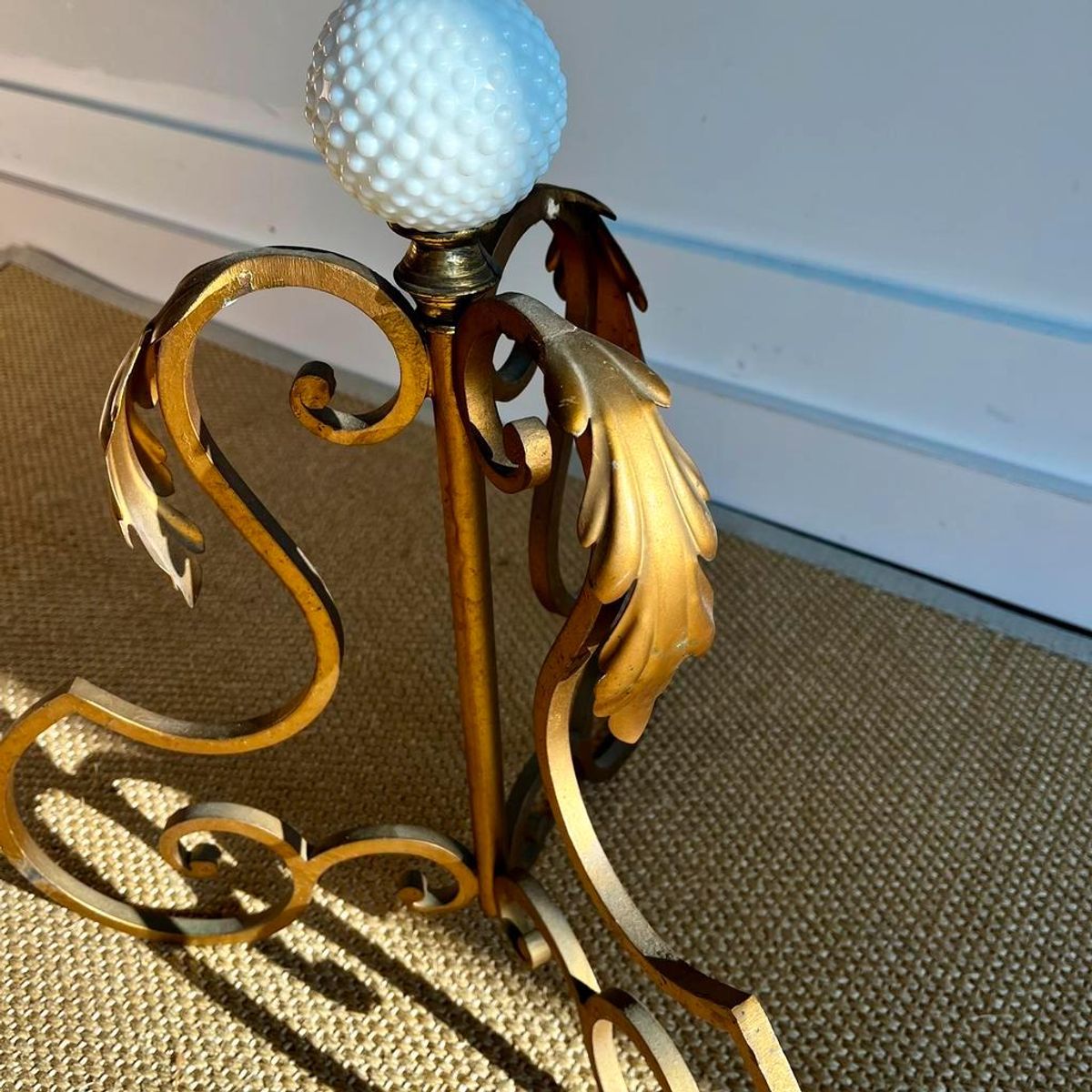 Summer Sale Jaren 20 Art Nouveau Glazen Bollen Vloerlamp image 4
