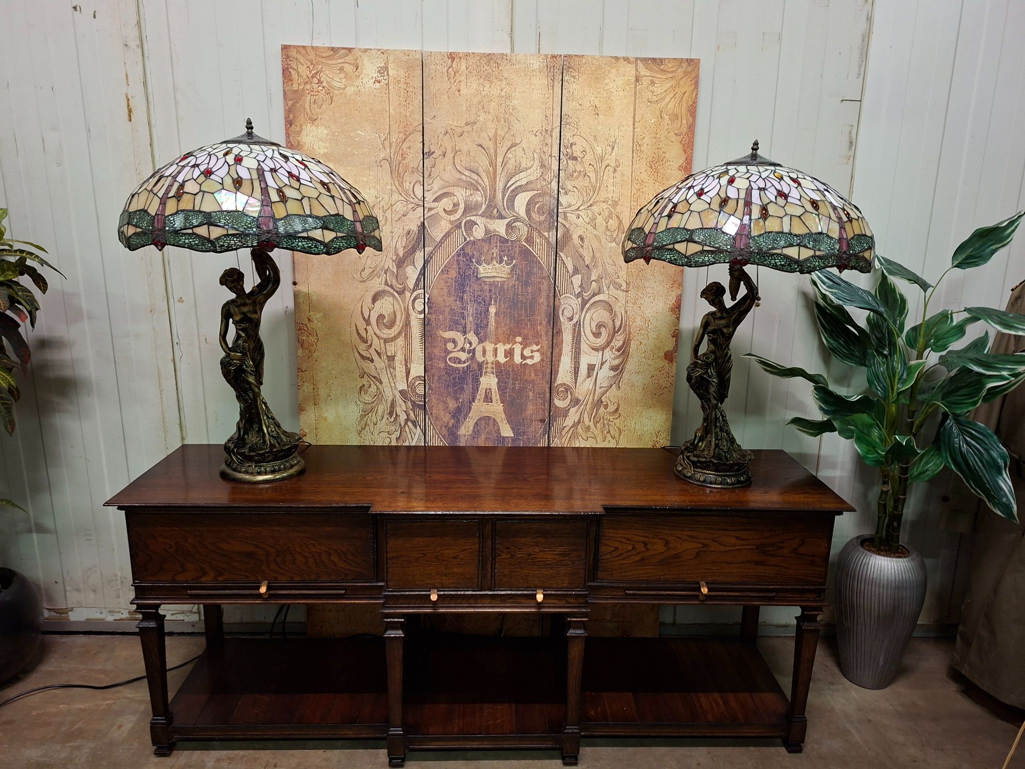 Klassieke Handgemaakte Tafellampen Met Sierlijke Lampenvoet Dragonfly image 6