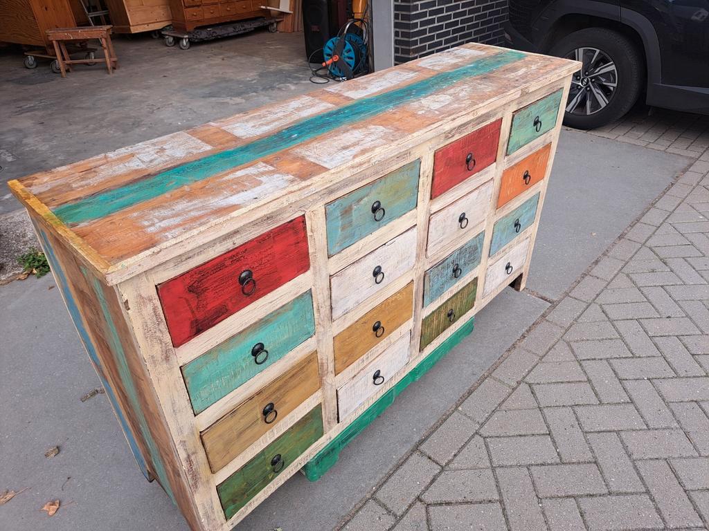 Hardhouten Ladekast Uit India 16 Lades image 22