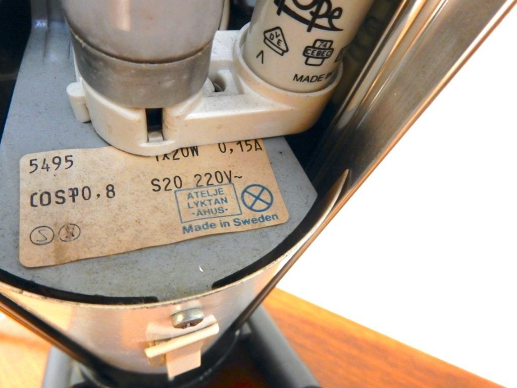 Vintage Lamp Ateljé Lyktan Göran Pehrson Bureaulamp Jaren70 image 10