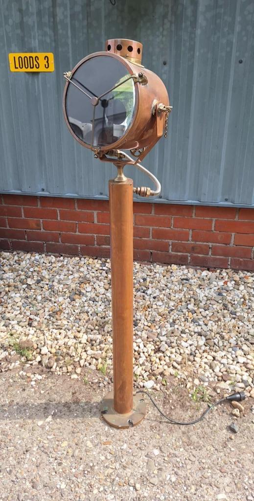 Vintage Schijnwerper Lamp, Scheepslamp Van Francis Bolt. image 2