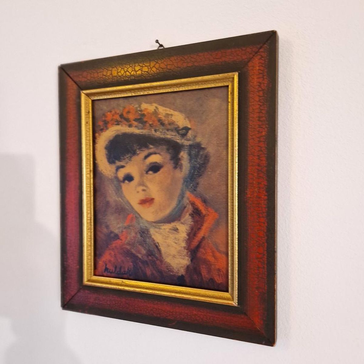 Cherry Jeffe Huldah Dame In Lijst Vintage image 5