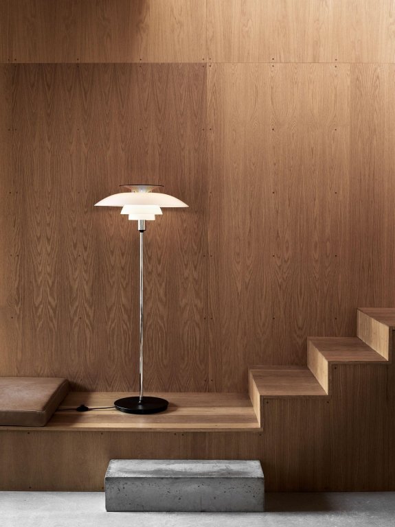 Louis Poulsen Ph 80 Vloerlamp Wit Rood image 5