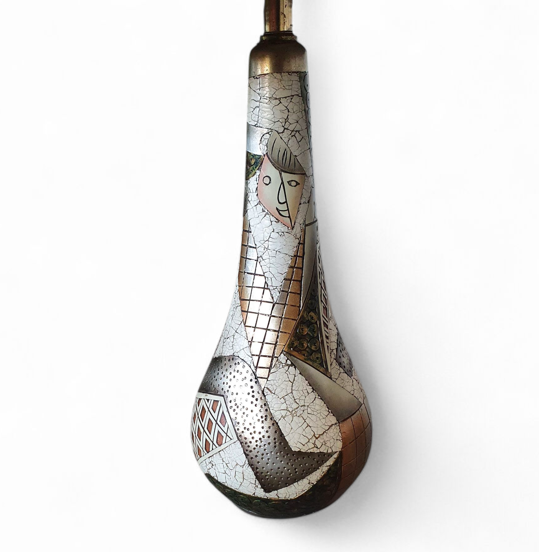 Alexander Kalifano / Modern Impressionist Art Vase Lamps / Circa 1980s image 8