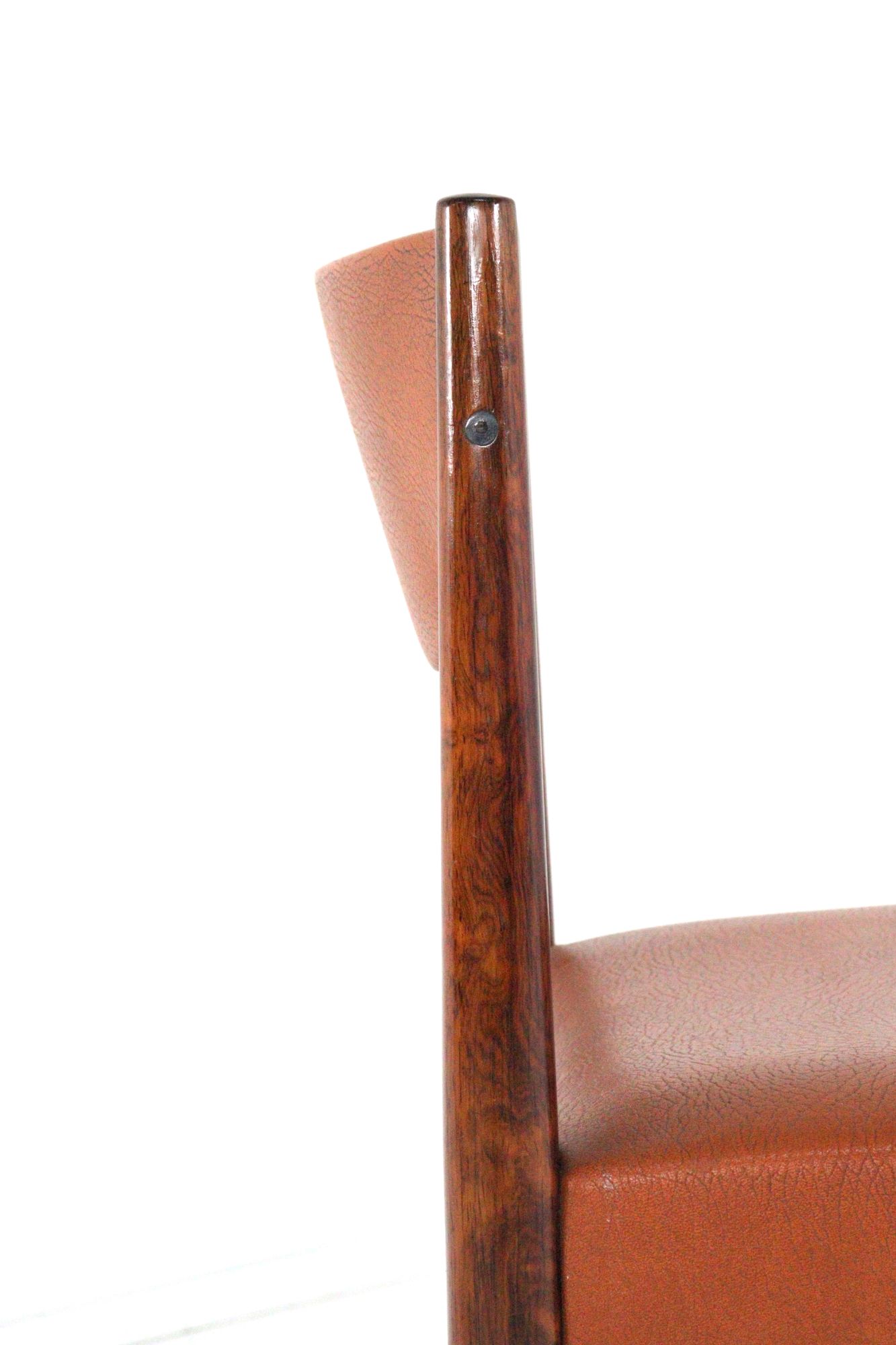 Set 6 Palissander Eetkamerstoelen Stoelen Vintage 'cellemuiden' image 10
