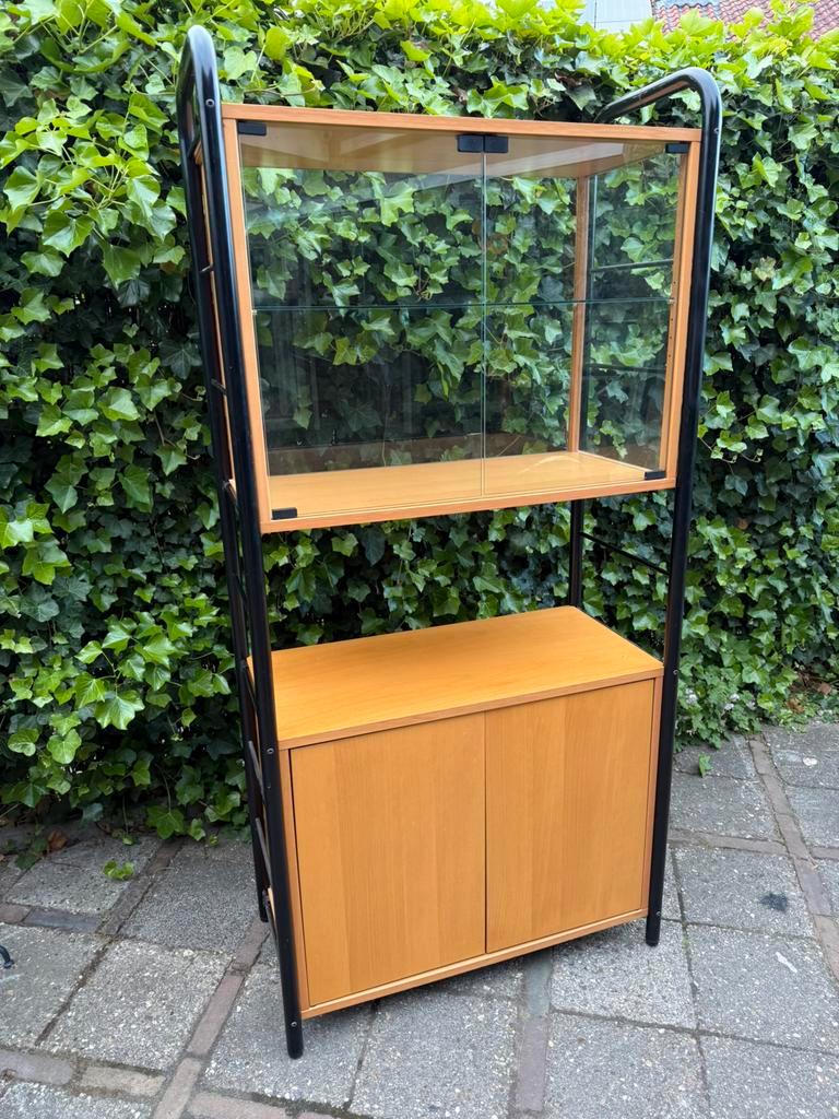 Vintage IKEA Niklas Wandmeubel Vitrinekast Jaren 80 image 7