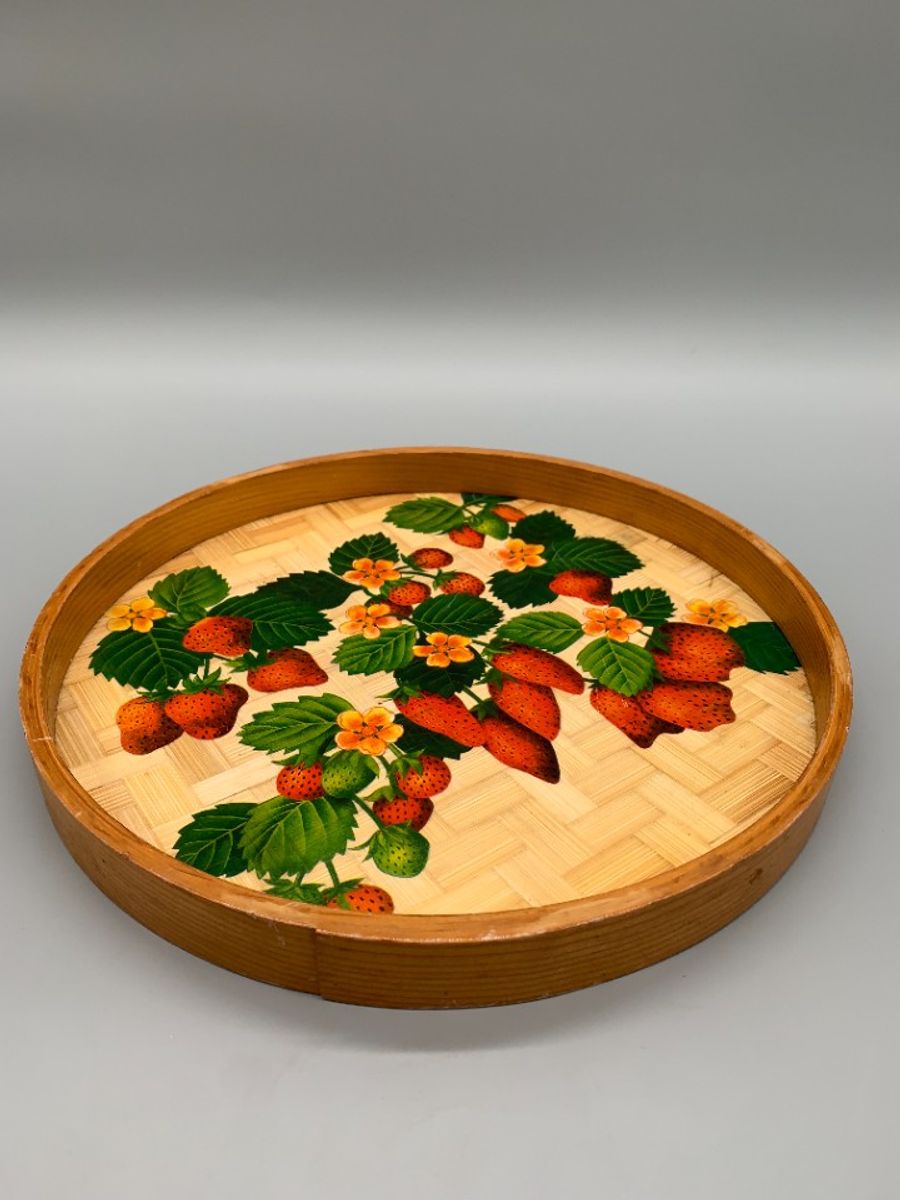 Vintage Set Dienbladen Bamboe Strawberry image 8