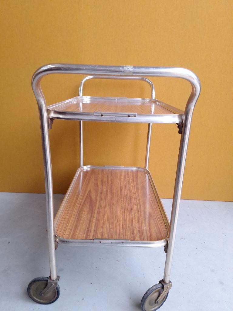 Vintage Barcart, Serveerwagen, Trolley, Dranken Tafeltje image 24