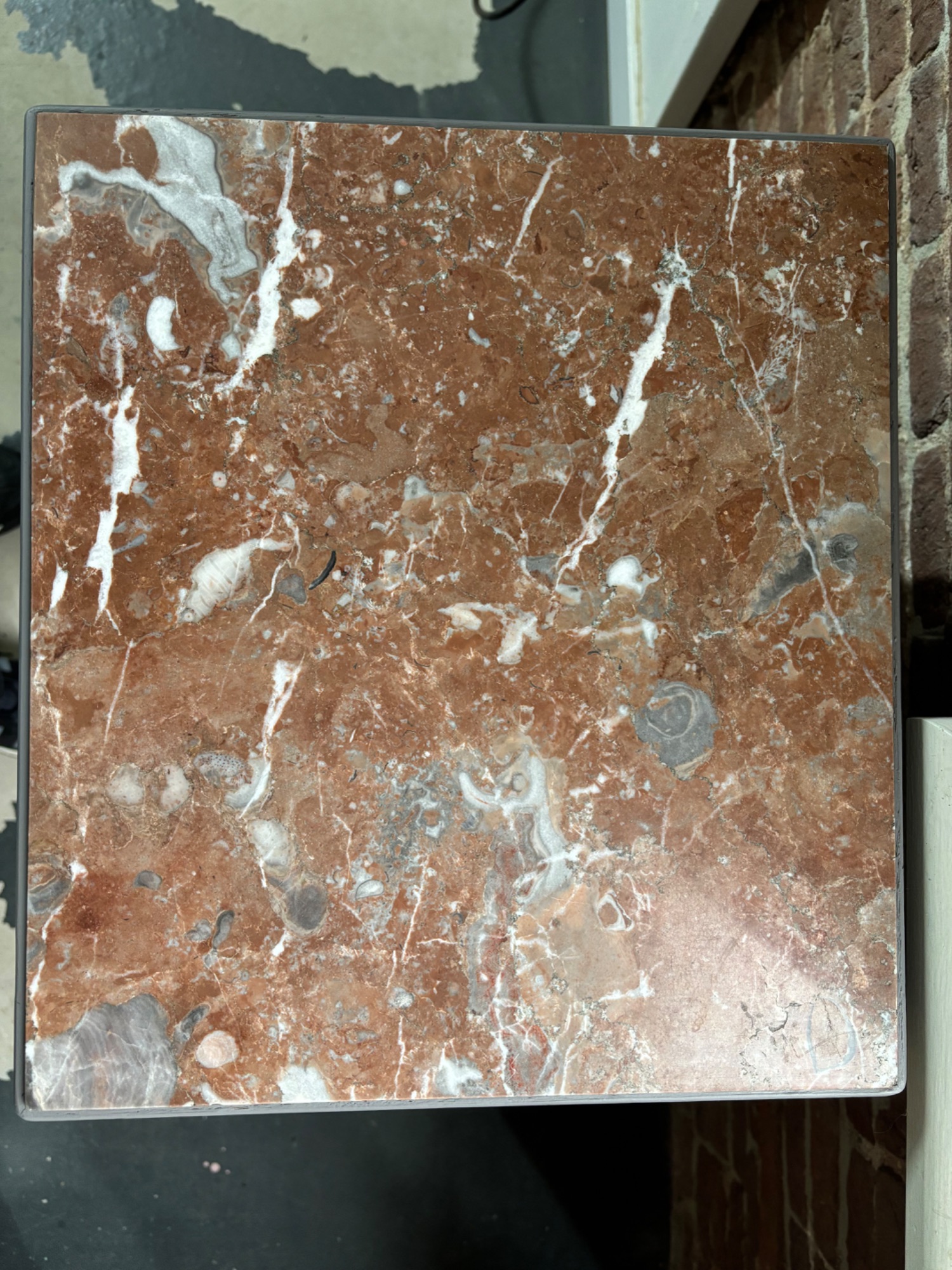 Grijs Nachtkastje Marmer Blad image 10