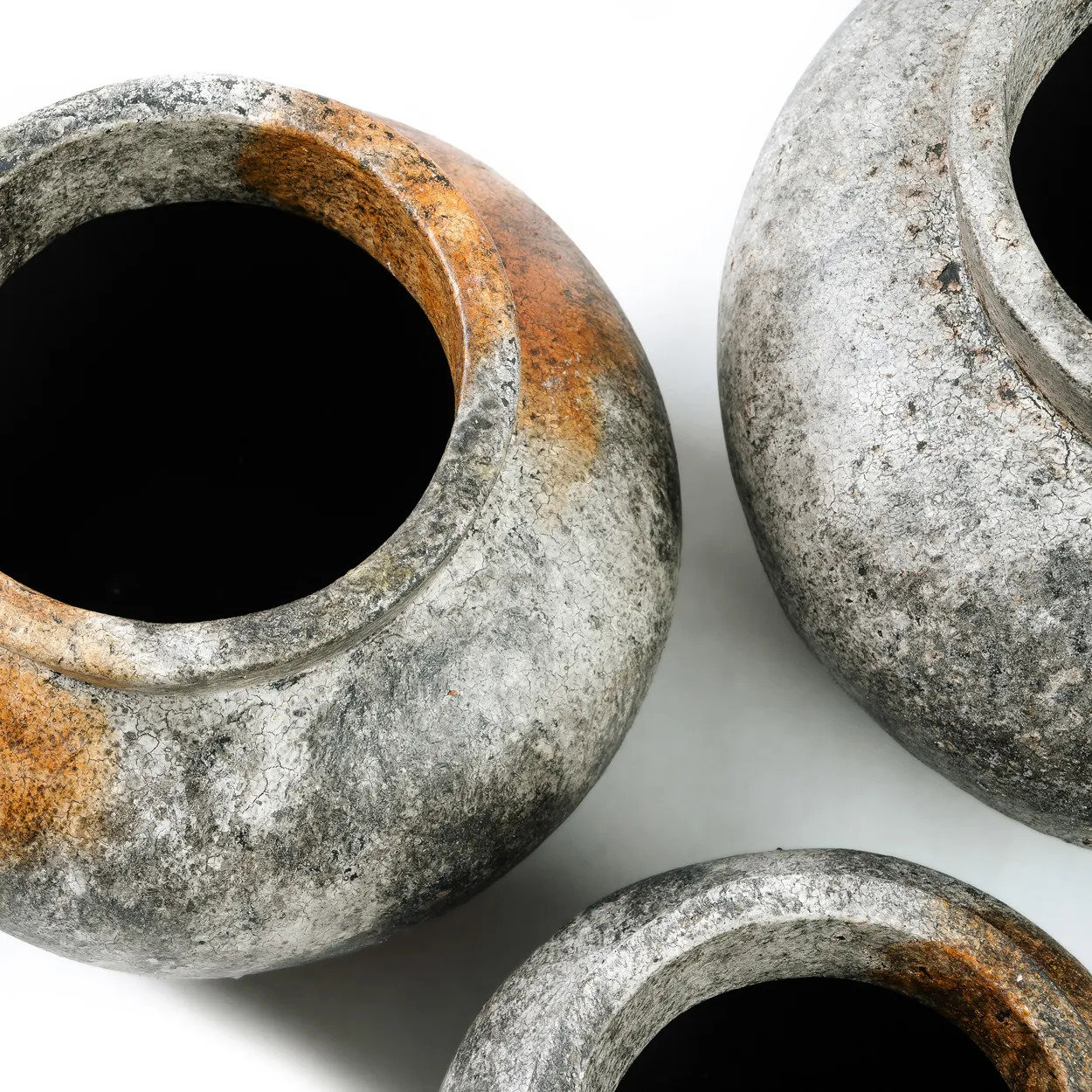 Bazar Bizar |de Funky Vaas - Antiek Grijs - M image 5