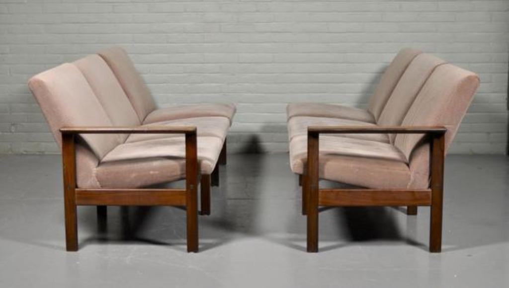 Vintage Deens Bankstel Set / Hoekbank image 3