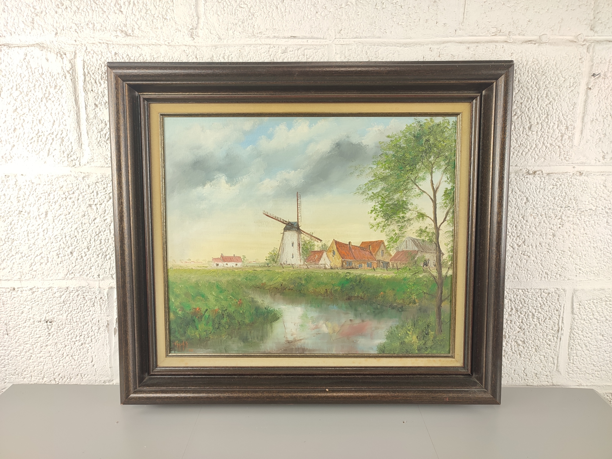 Georges Tahon - Schilderij - St-Karelsmolen De Moeren image 6
