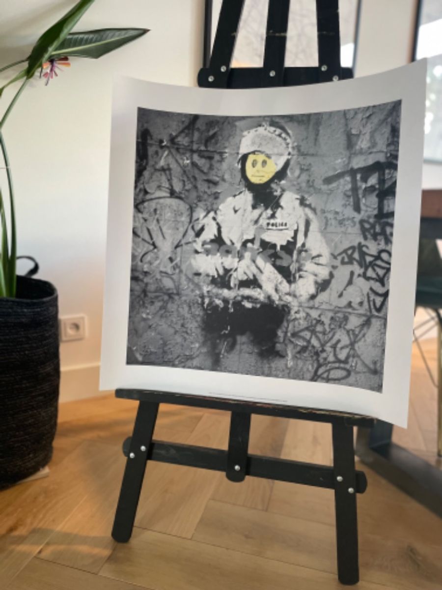 Banksy, Riot Cop, Copyright Panorama London, All Right Reserved , Printed In The Uk image 5