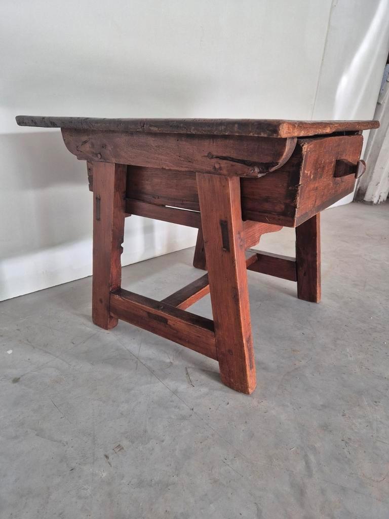 Antieke Rustieke Spaanse Tafel Wabi Sabi Stijl image 8