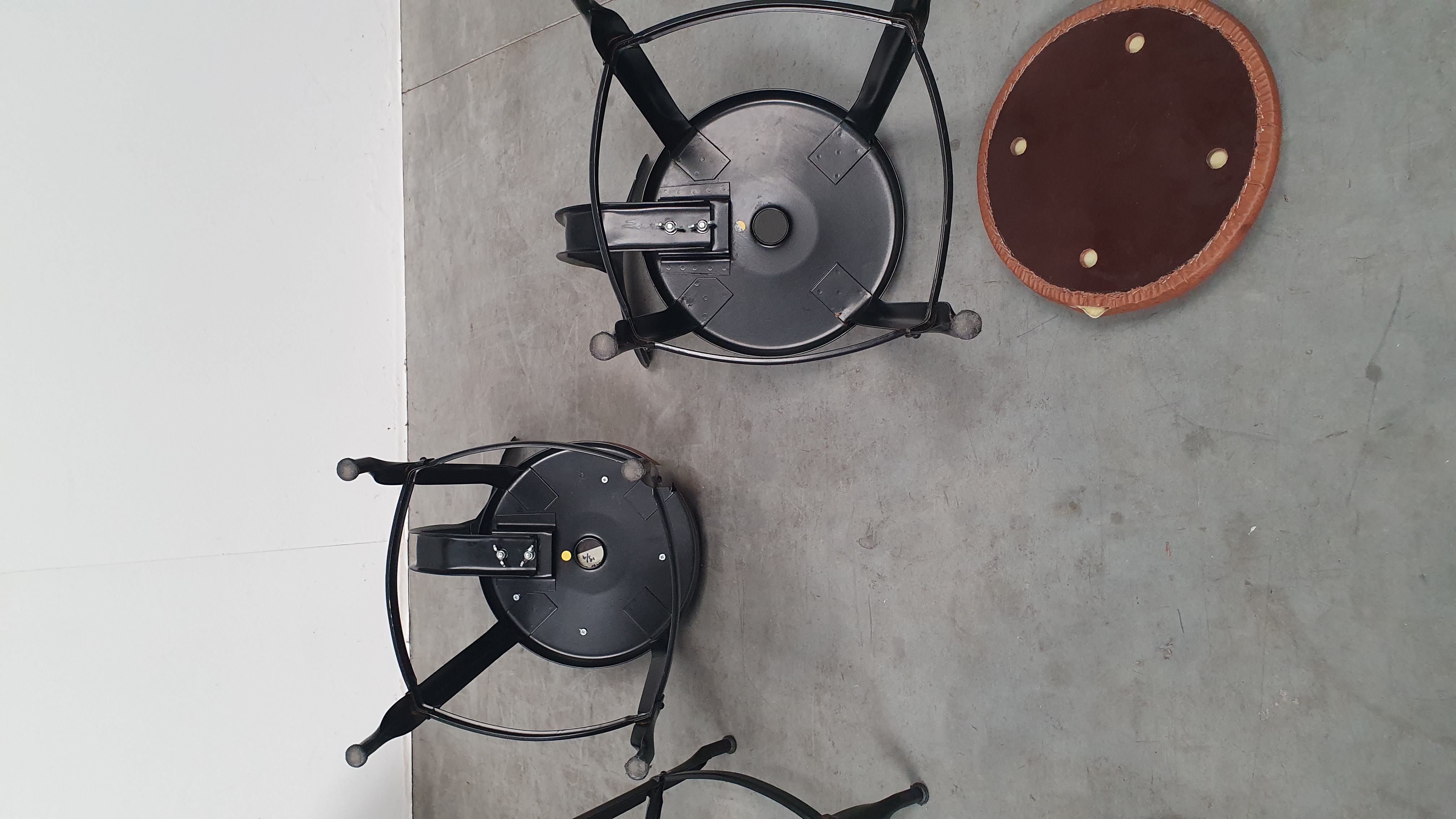 6x Chaise Nicolle Franse Industriële Metalen Design Stoelen image 16