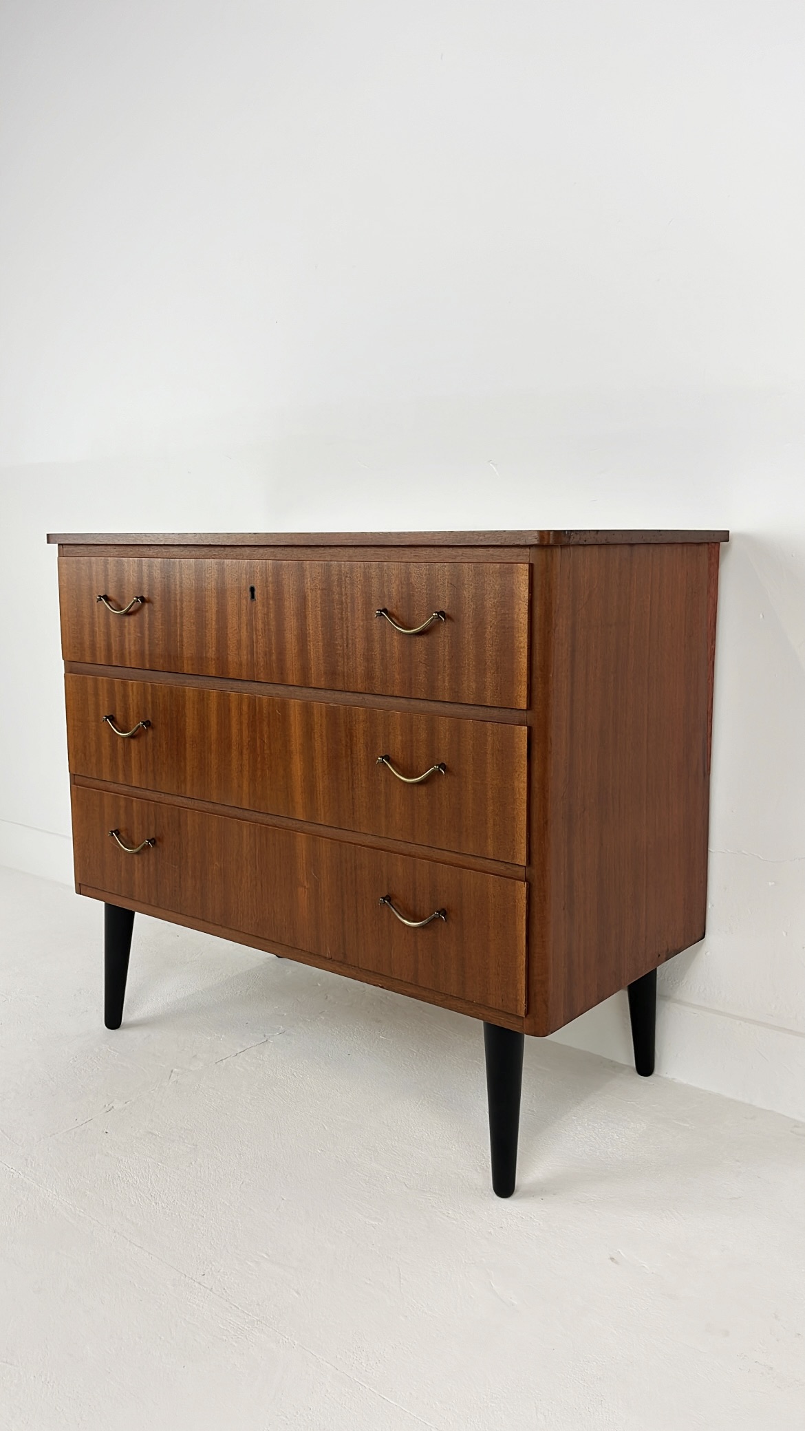 Scandinavisch Vintage Teak Fineren Ladekast Stenvo image 13