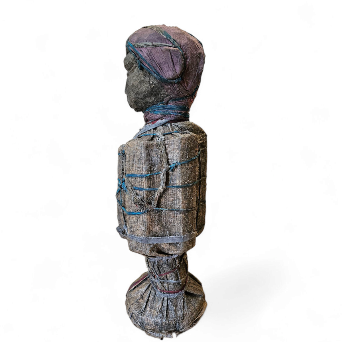 African Sculpture / Multi Material Figure / Height 65 Cm / 1970s image 23
