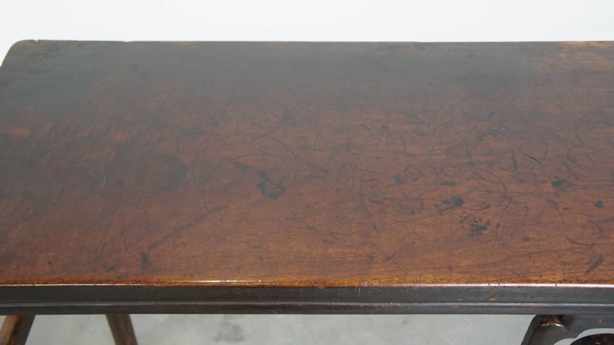 Antieke Chinese Side Table/ Altaar Tafel Uit Begin 1900 Met Een Zeldzame Single Piece Top image 6