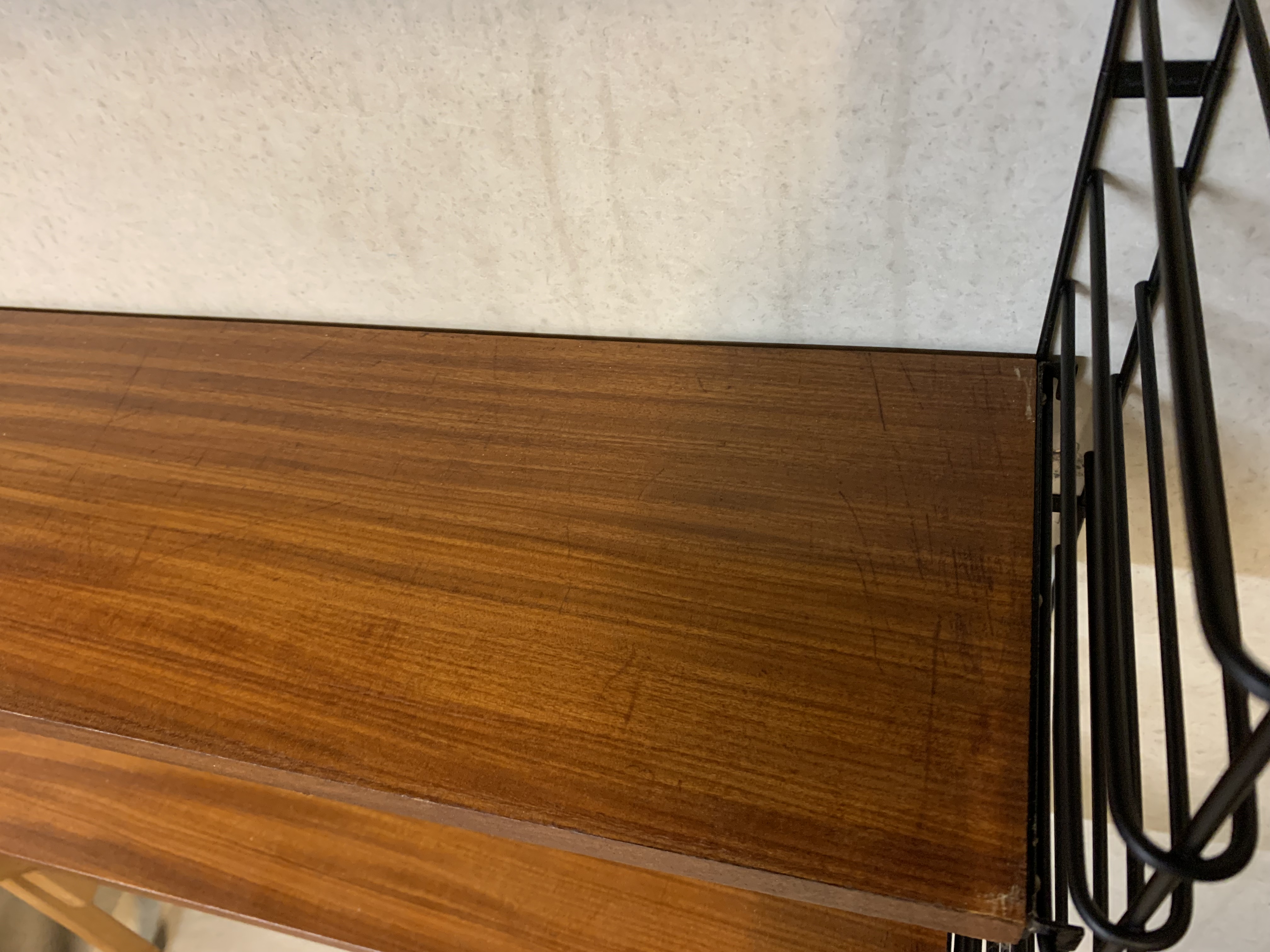 Tomado Wandrek Metaal En Teak Jaren 60. image 8
