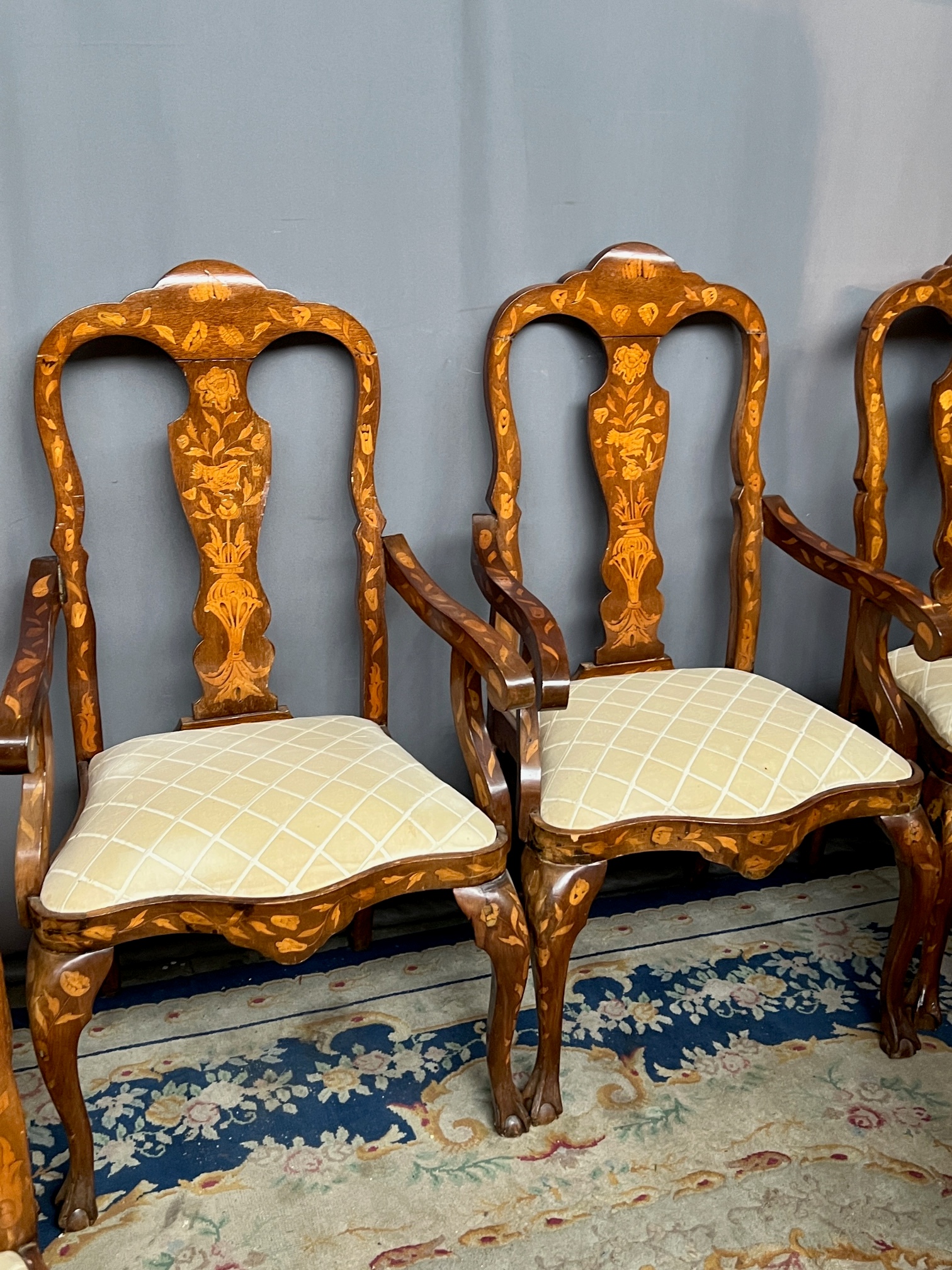 Set Van Twee Fauteuils En Zes Stoelen. image 7